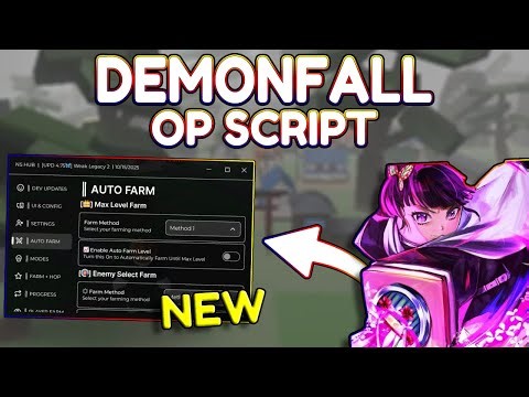 *NEW* Demonfall OP Script (PASTEBIN) 2025