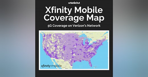 Xfinity Mobile Cell Phone Coverage Map