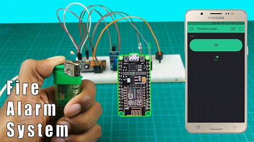 IoT based fire alarm system using Nodemcu ESP8266 and Blynk - SriTu Hobby