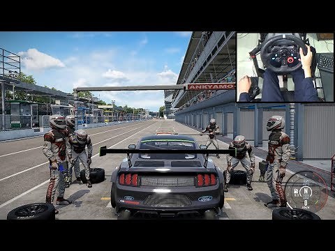 Ford Mustang GT4 - Project CARS 2 | Logitech g29 gameplay