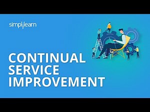 Continual Service Improvement | ITIL V3 Foundation | ITIL Basics | Simplilearn