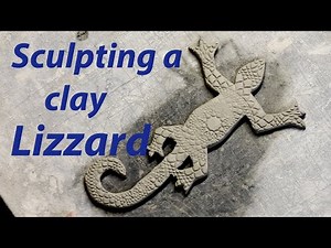 Clay Lizard Sculpting Video Lesson