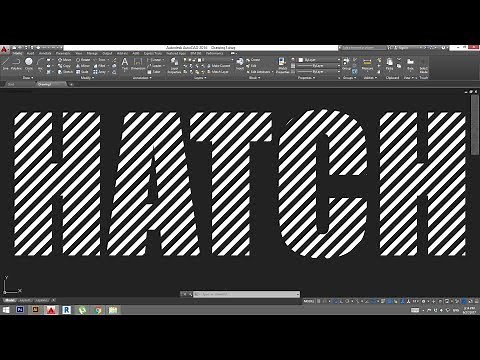 Hatch in AutoCAD Tutorial