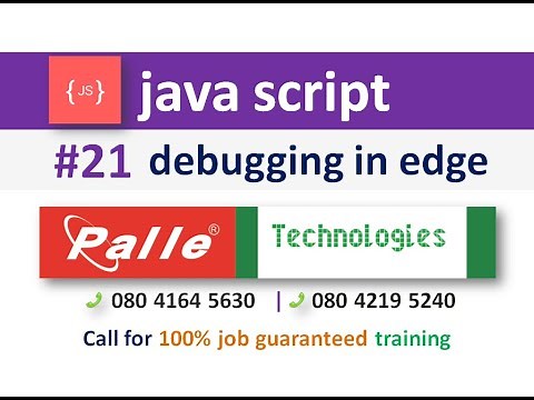 debugging javascript code in edge