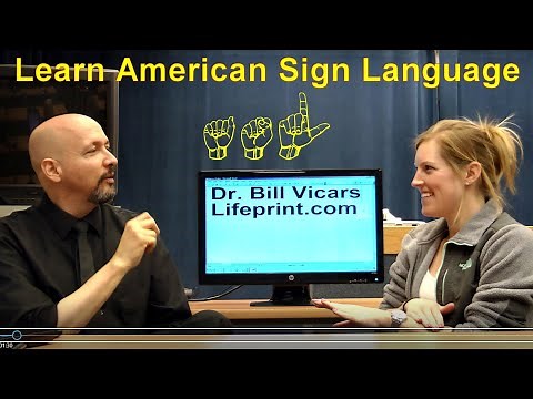 American Sign Language (ASL) Basic Signing: Lesson 05 (Review) (Sarah)