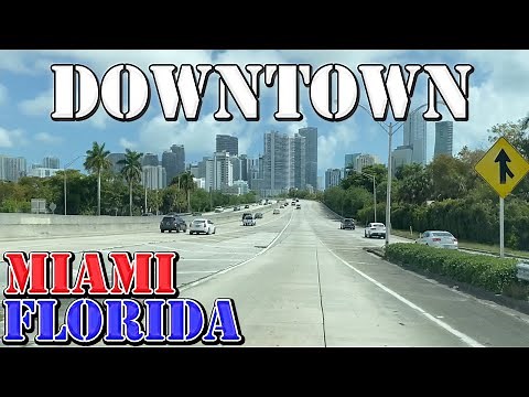 Miami - Florida - 4K Downtown Drive