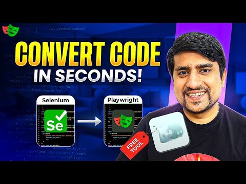 I Built a 100% FREE Selenium → Playwright Code Converter Tool