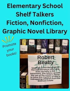 200  Book Talker Shelf Display — Printable Elementary Book Recommendations