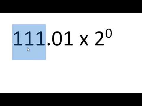 Sign, mantissa and exponent in single precision binary floats