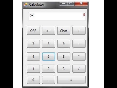 Create Calculator in C# Windows form application (Full Tutorial)