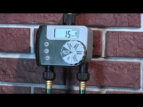 How To Program an Orbit 2 Outlet Hose Faucet Timer