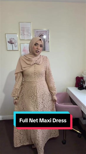 Elegant Full Net Maxi Dress for Special Occasions