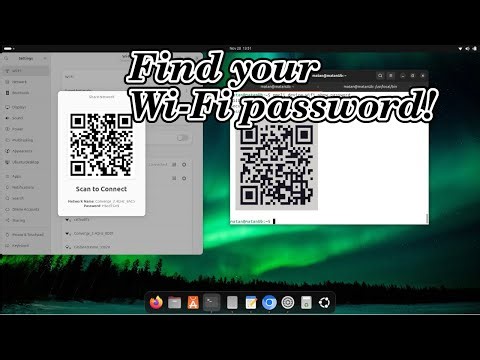 Find Wi-Fi password in Ubuntu (from desktop or command line terminal)
