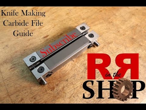 Filing Guide for Knife Making | Carbide File Guide | For Knife Makers