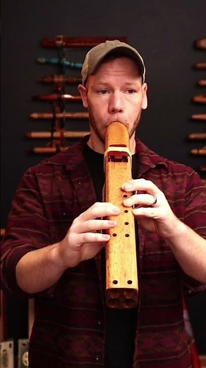 Hopeful Sapele G Native American Flute - Quad Chambered Flute by Sunny Heartley