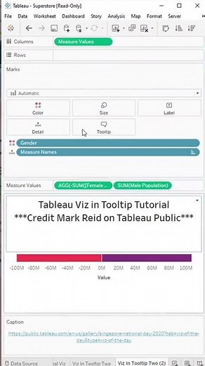 Learn Tableau Viz in Tooltip | 60s Tutorial