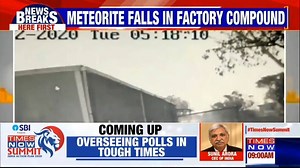 41K views · 416 reactions | Meteorite falls in a village in Rajasthan, causes a 20-feet deep crater. Details by TIMES NOW's Arvind. | TIMES NOW | Facebook