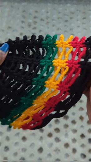 Crochet Mesh Hat #crochet #handmade