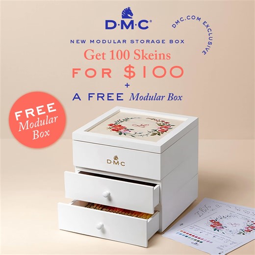 26 reactions | Portable, modular, and expandable Scandi-style storage. Store 100 skeins of floss in 2 drawers with a hinged top for just $100. A perfect solution for keeping your supplies organized and stylish. | DMC | Facebook