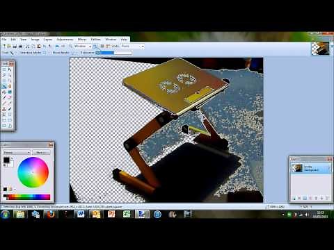 How to remove the background in paint.net