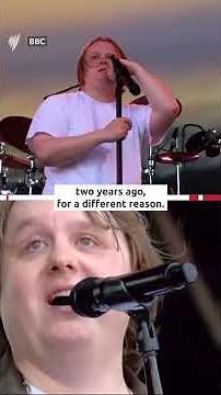 Lewis Capaldi makes emotional return to Glastonbury