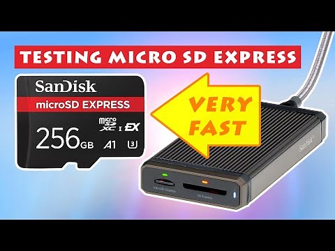 Testing MicroSD Express: Very Fast SD Storage