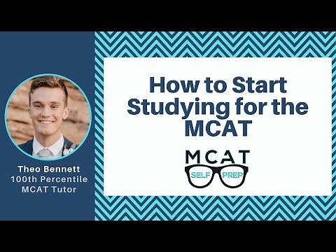 How to Start Studying for the MCAT