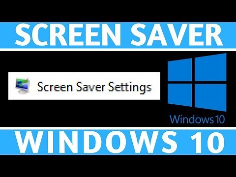 How to Change Screen Saver Settings - Windows 10 Screensaver Tutorial
