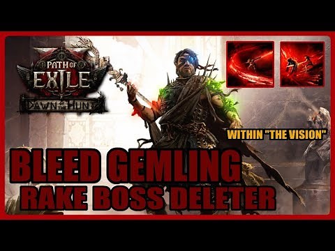 Gemling Legionnaire Rake Bossing Build | Full Build Guide | Path of Exile 2