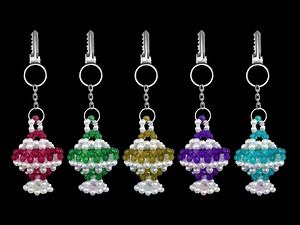 DIY - How To Make a Keychain || Beaded Keychains || Custom Keychains