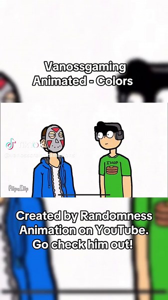 Vanossgaming Animated - Colors. Created by Randomness Animation. Go check him out on Youtube! #vanossgaming #vanossgaminganimated #vanosscrew