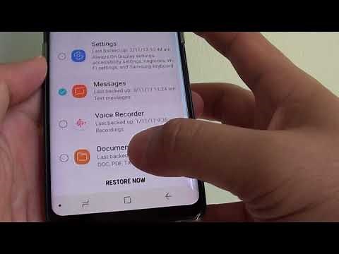 Samsung Galaxy S8: How to Restore Text Messages