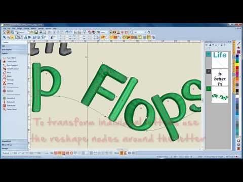 BERNINA Embroidery Software 7: how to digitize letters