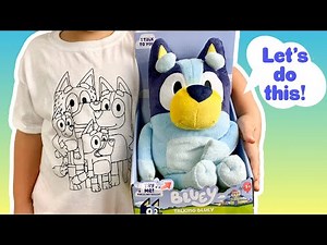 Talking BLUEY Plush! - Bluey Unboxing!