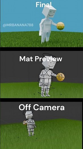 Behind the Scenes - cube man gets power up