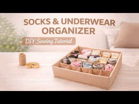This Organizer Is So Handy! Sew It Yourself | DIY Tutorial