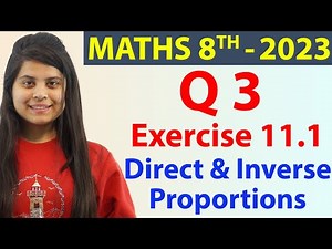 Q 3 - Ex 11.1 - Direct and Inverse Proportions - Chapter 11 - NCERT Maths Class 8th, 2023