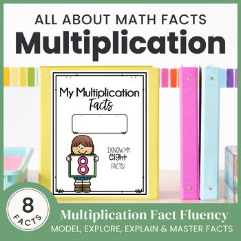 All About Multiplication Facts - 8 Facts | Fact Fluency Practice & Intervention