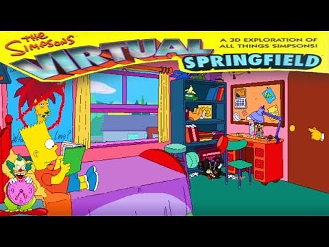 Virtual Springfield Full Gameplay (PC -1997) [HD] No Commentary