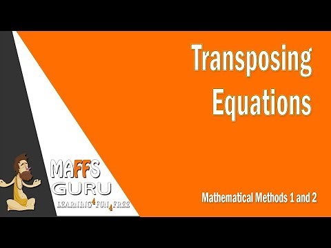 Using and transposing formulas | Methods 1 and 2 | Year 11 Maths | MaffsGuru