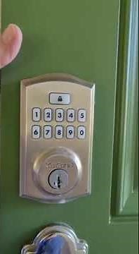 Programming a Kwikset 260 Smart Code E Lock... Charles Vail Salem Oregon