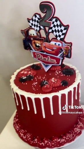 Lightning McQueen Cake Decorating Tutorial