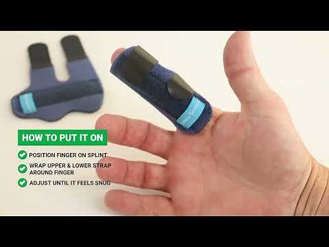 How to Properly Put on a Finger Splint: Step-by-Step Guide for Trigger Finger & Joint Pain Relief