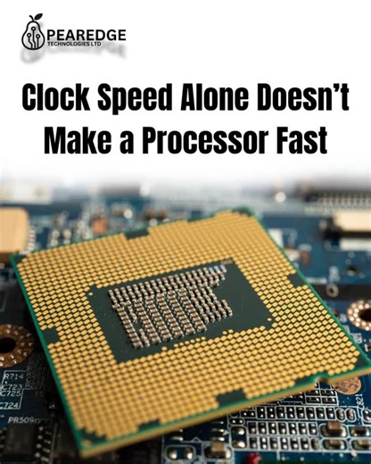 Clock speed alone doesn't make a processor fast. When we talk about processors, you often hear people brag about “3.5 GHz!” or “5 GHz!” well, a higher number does not automatically mean better performance. A processor’s speed is governed by its clock cycles. One clock cycle is essentially one tick in which the CPU can perform a basic operation. But here’s the catch: clock speed alone isn’t enough to determine how fast a processor really is. Instruction Set Architecture (ISA): Different processor