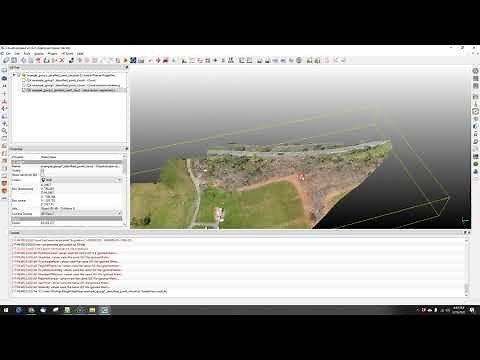 CloudCompare: Manually cleaning a point cloud using the Segment tool