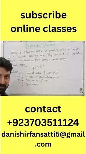 Exponential Functions Explained in 60 Seconds | Growth & Decay 📈📉