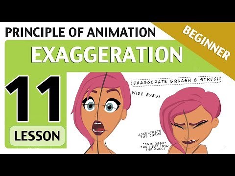 Lesson 11📗- EXAGGERATION (Animation Principles)