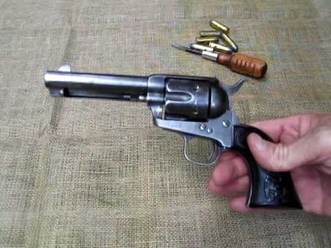 Colt 45 SAA 1884 Vintage Close-up