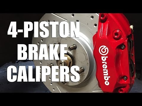 How to Install 4-Piston Brake Calipers