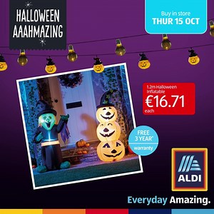 47K views · 105 reactions | Look closely…How many pumpkins can you count?  Halloween Decorations in-store Thursday https://bit.ly/36VGoal | Aldi Ireland | Facebook